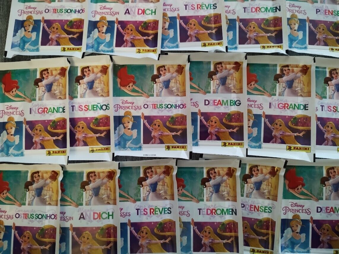Italy 2016 Disney Princess Dream Big Sticker x50 pack