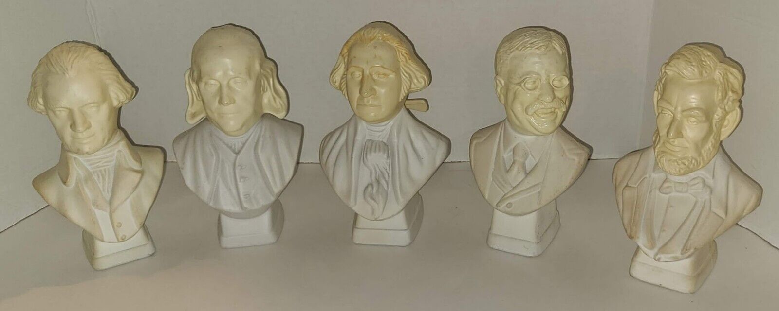 Vintage Avon Lot of 5 Presidents Busts After Shave Colognes Collectibles Figures