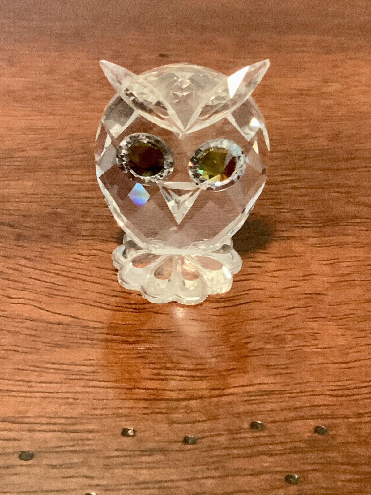 Sweet Vintage SWAROVSKI Crystal - MINI OWL - 1-3/8