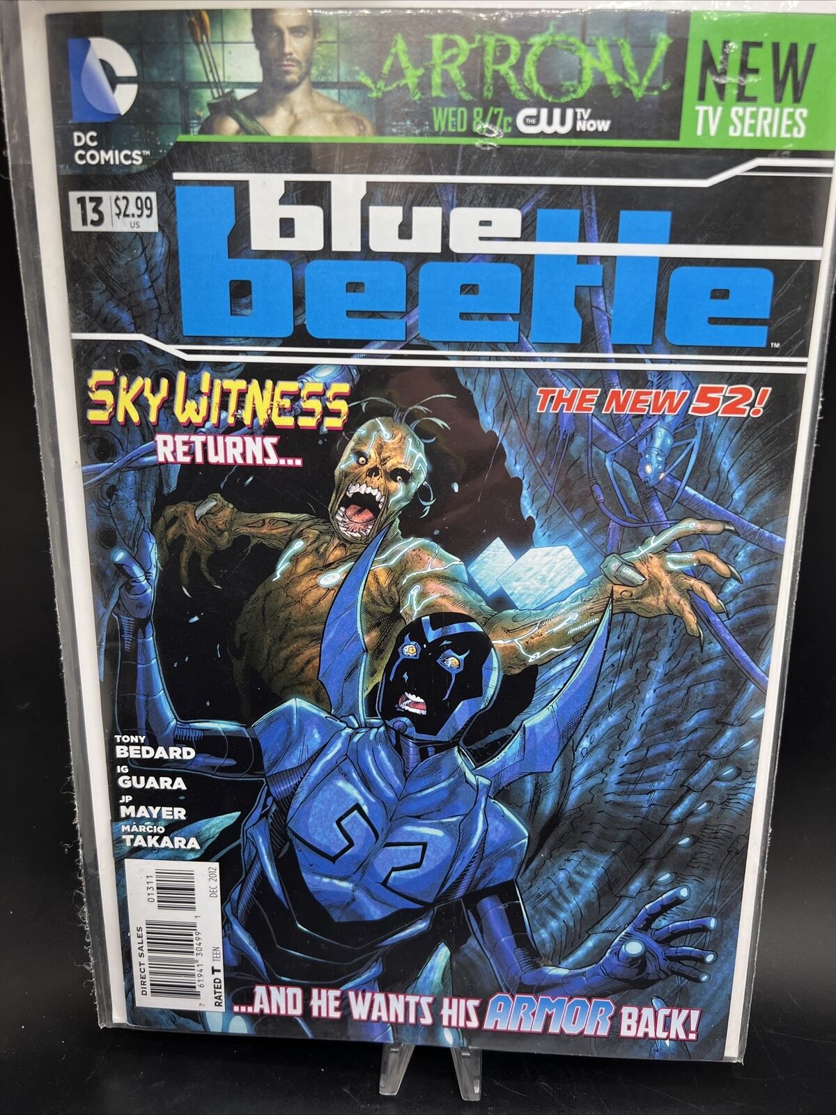 The New 52 Blue Beetle #13 - December 2012 Sky Witness Returns