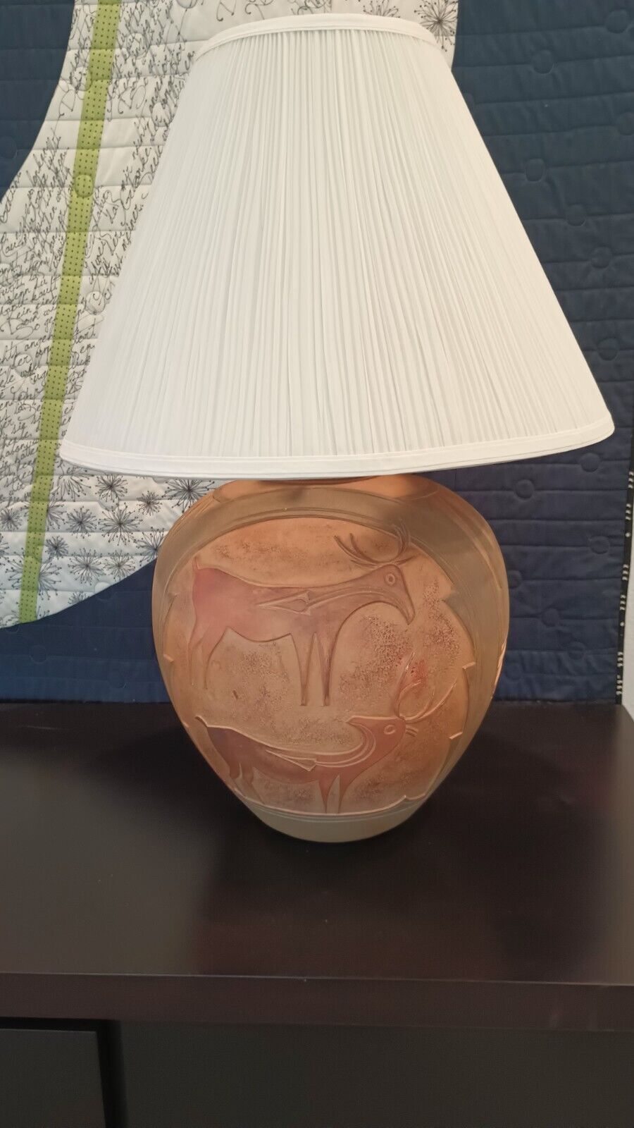 1980s Casual Lamp of California Rustic Design Table Lamp