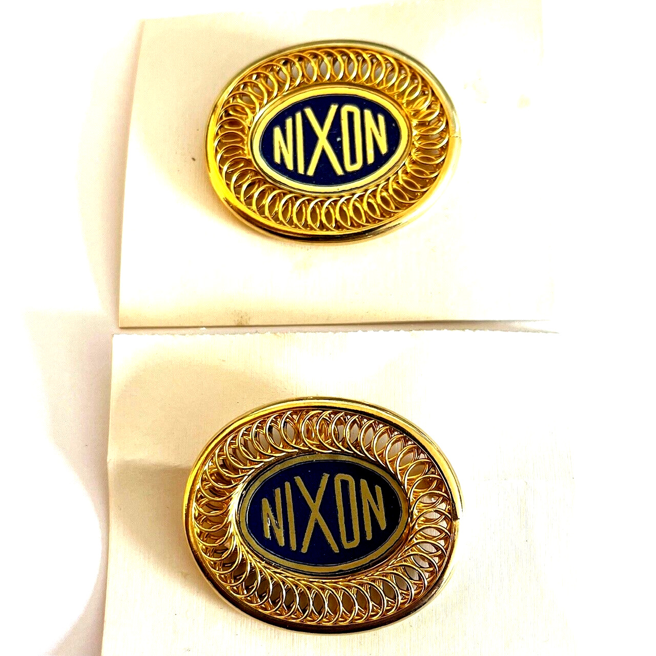 Vintage Lapel Pins Nixon President Campaign Pinback Collectible Button Pin