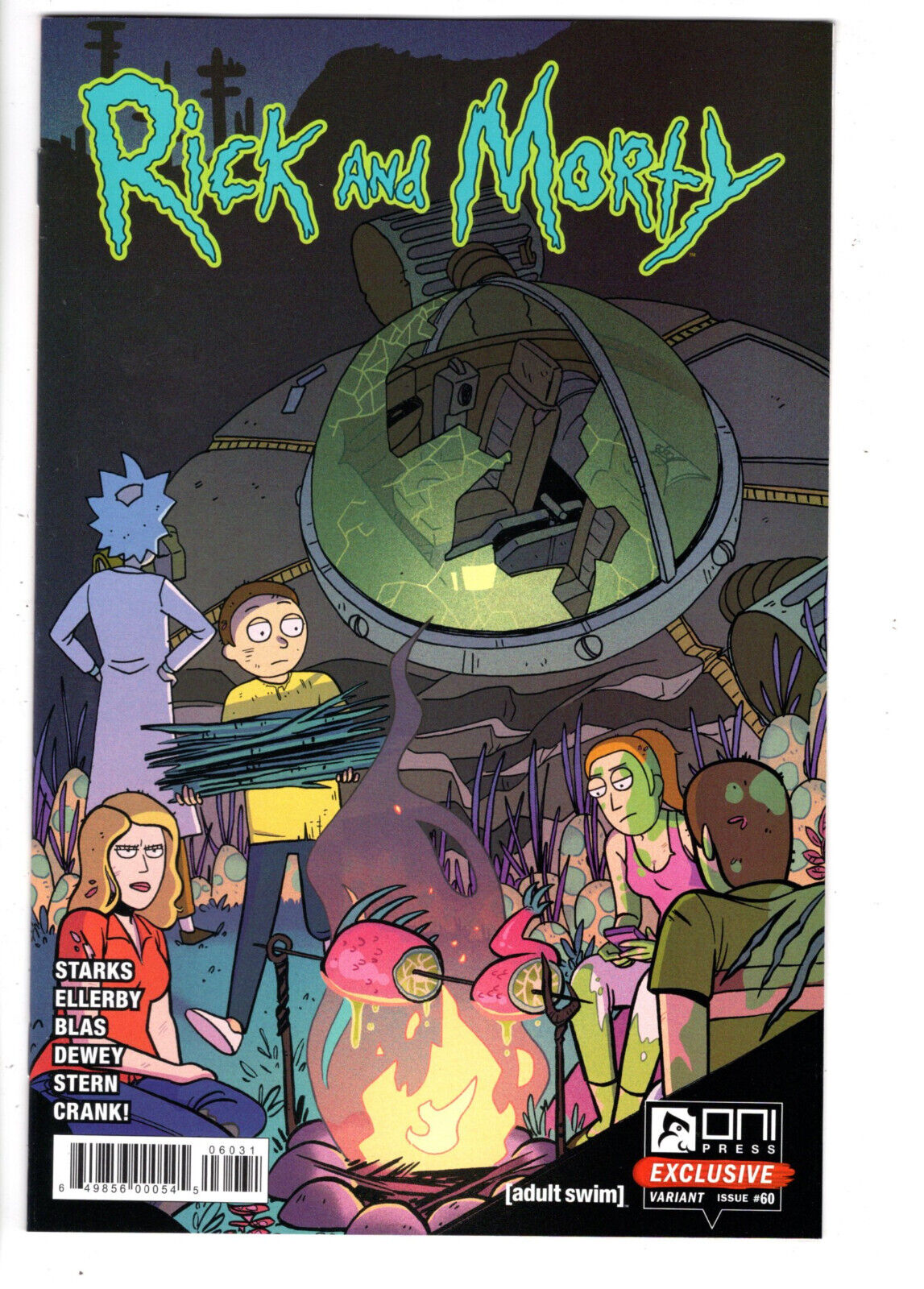 RICK AND MORTY #60 (2020) - GRADE NM - SARAH STERN ONI EXCLUSIVE VARIANT