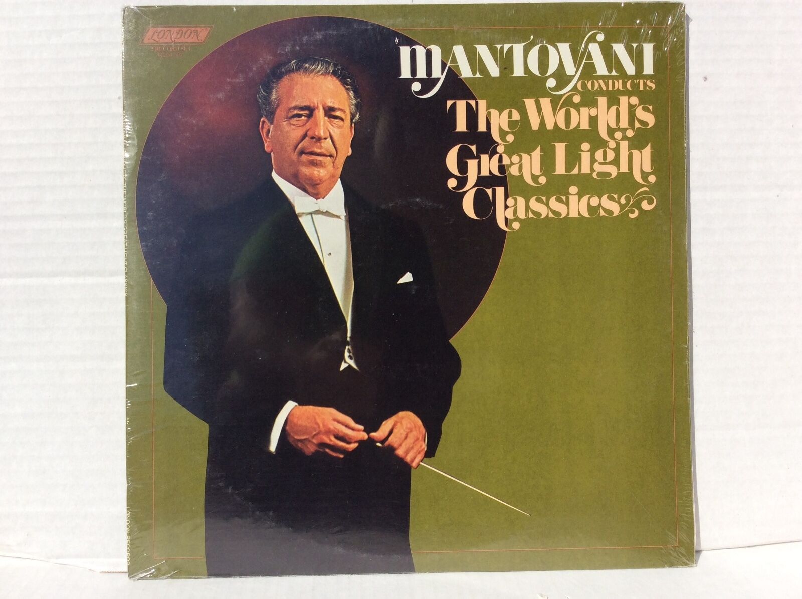 1974 Mantovani: Conducts the World\'s Great Light Classics vinyl 2 LPs SEALED