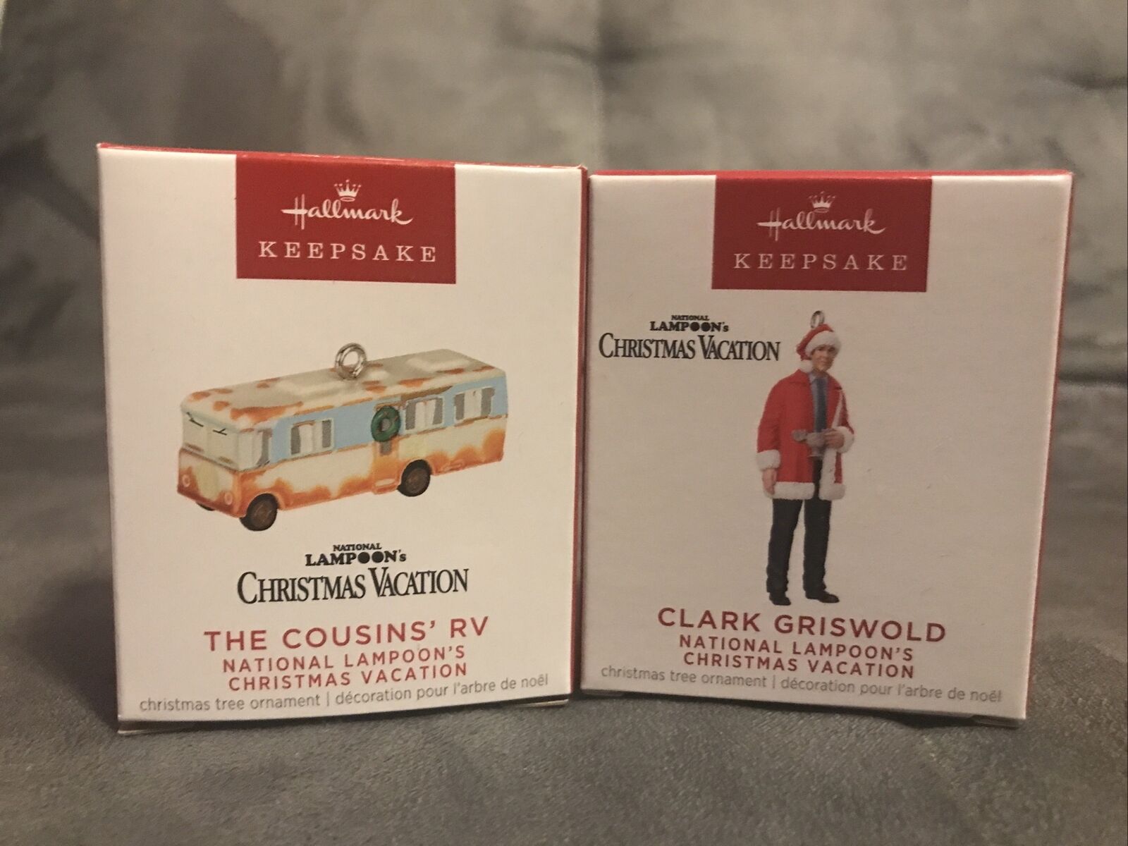 2023 Hallmark Keepsake Christmas Vacation Cousins RV & Clark Miniature Ornaments