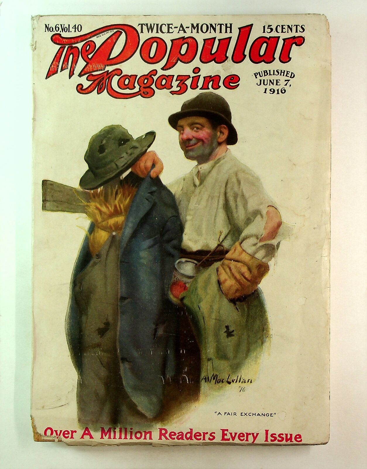 Popular Magazine Pulp Jun 2 1916 Vol. 40 #6 VG+ 4.5