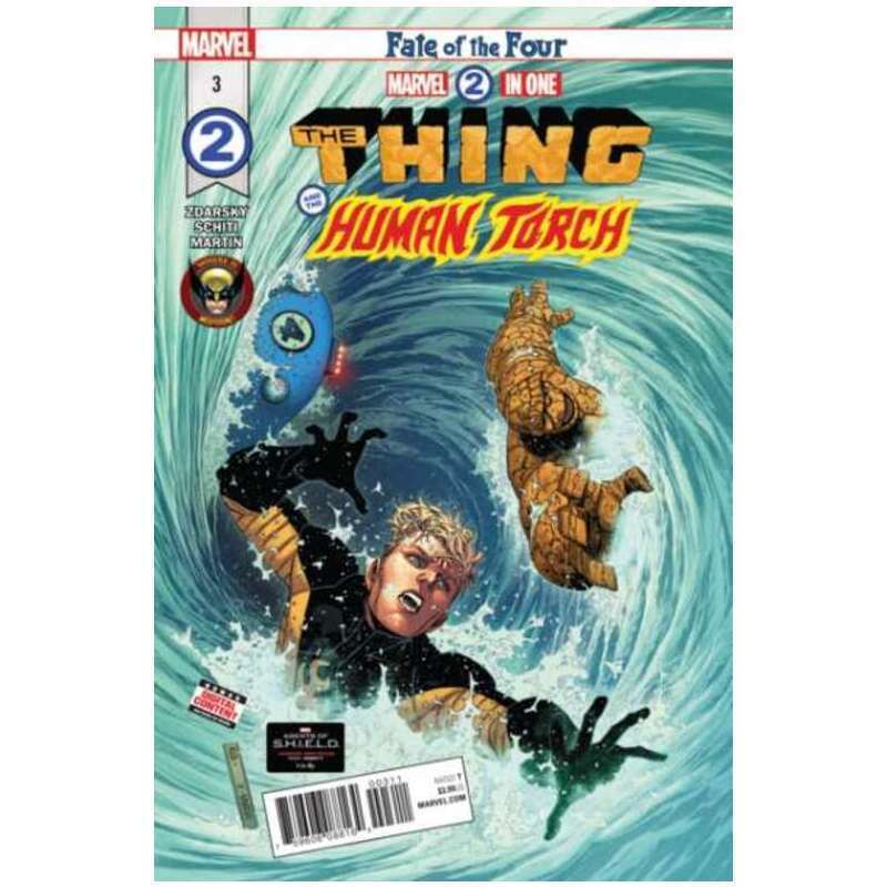 Marvel Two-In-One (2018 series) #3 in Near Mint condition. Marvel comics [m%