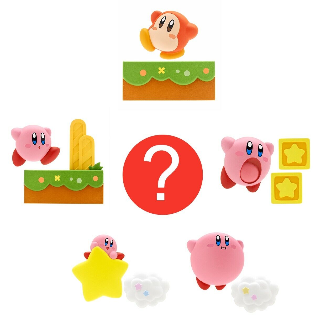 Nintendo Blind Box Pastel Kawaii Cute Kirby Waddle Dee Magnet 1 Random Figure