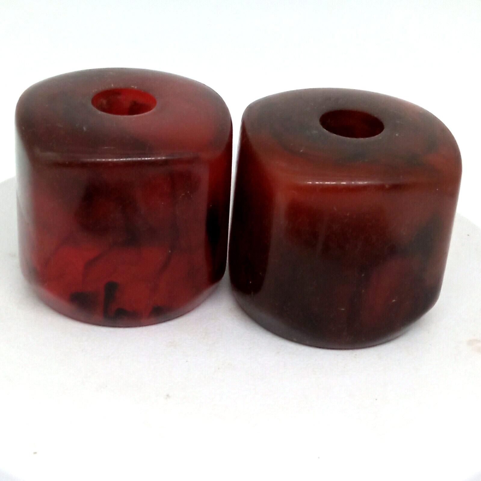 Red Cherry Amber Faturan Catalin Bakelite Old Handles 150 Gram