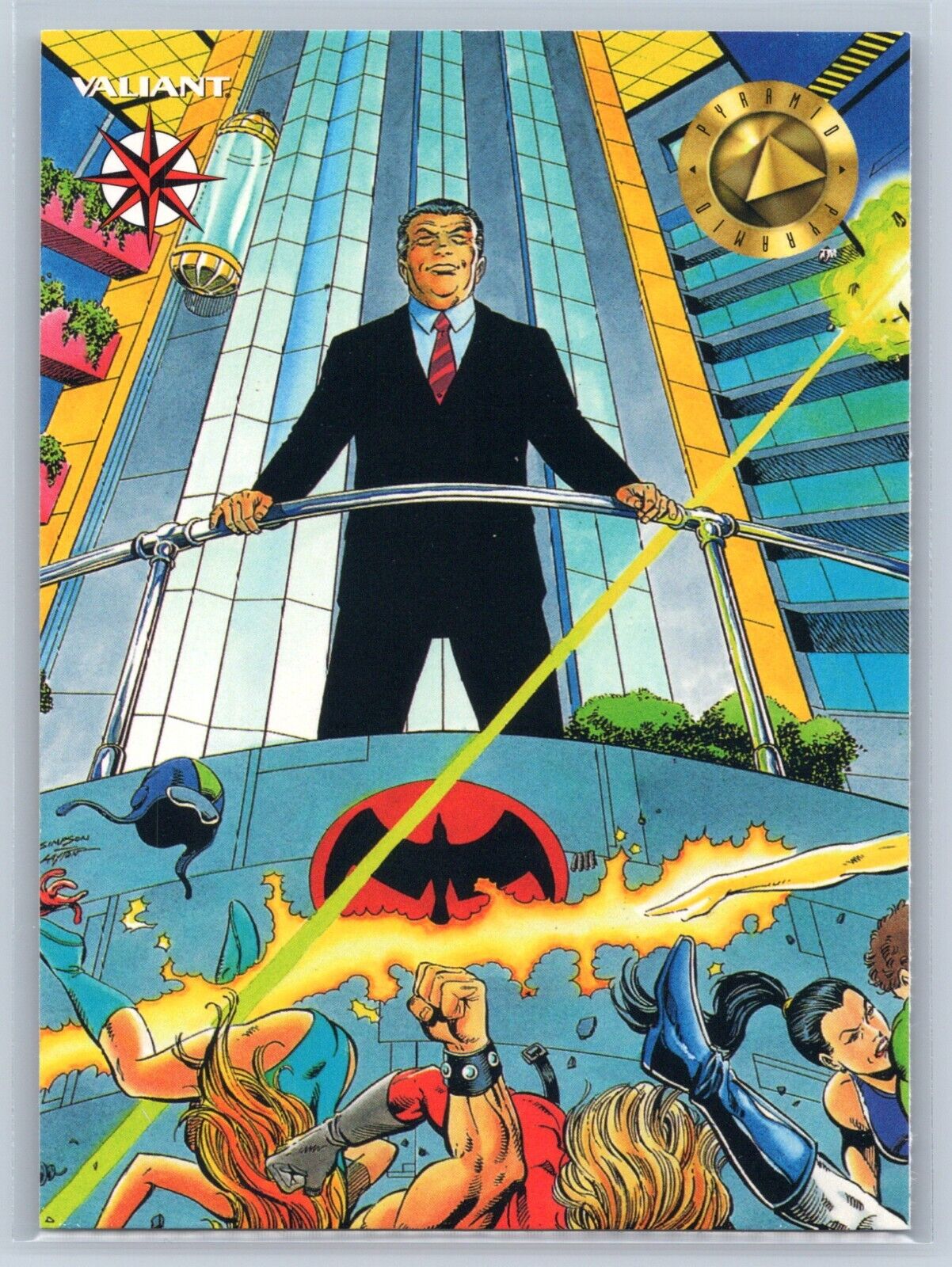1993 Harbinger Upper Deck Pyramid #59 The Valiant Era Comics Card