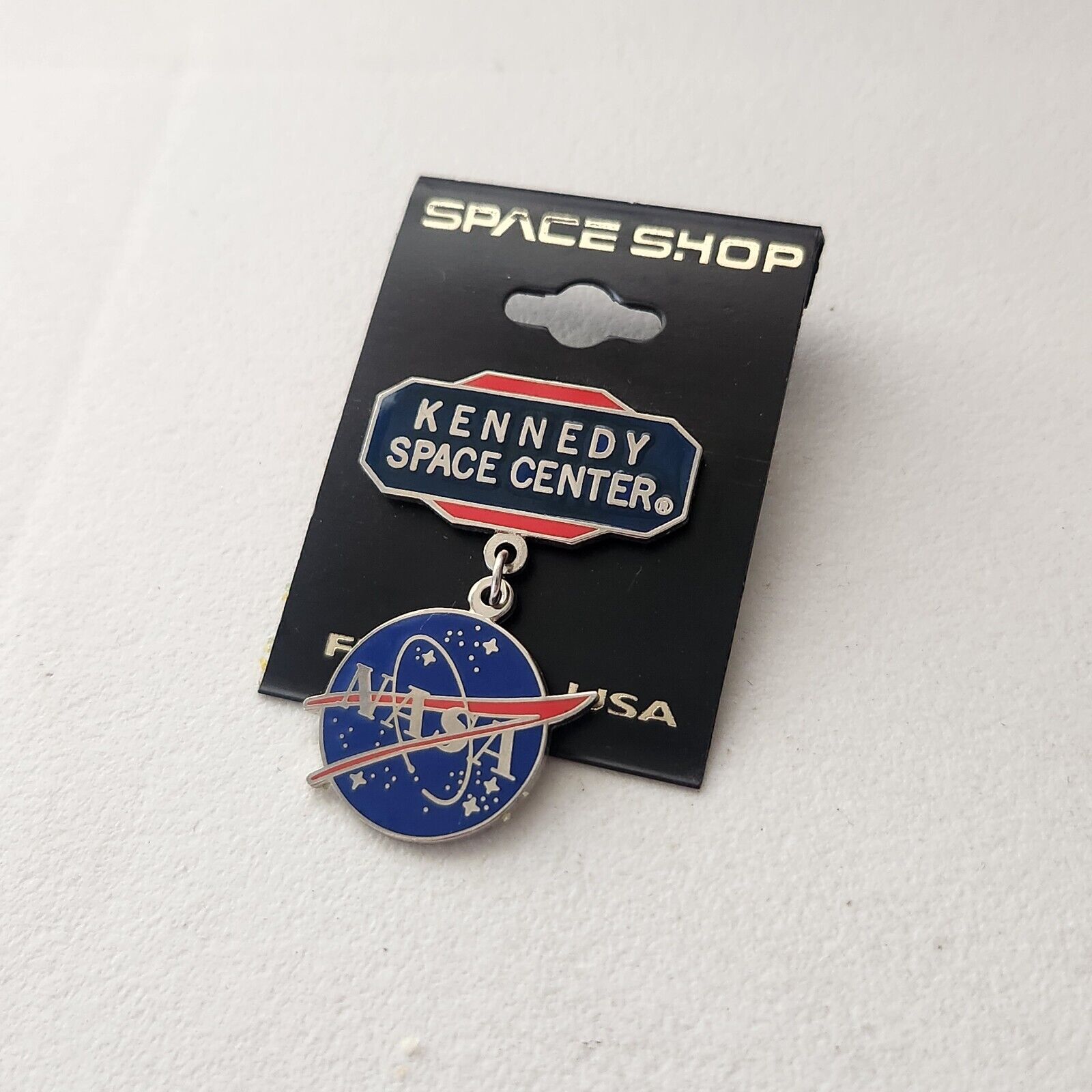 Kennedy Space Center Lapel Hat Pin Dangle NASA Charm