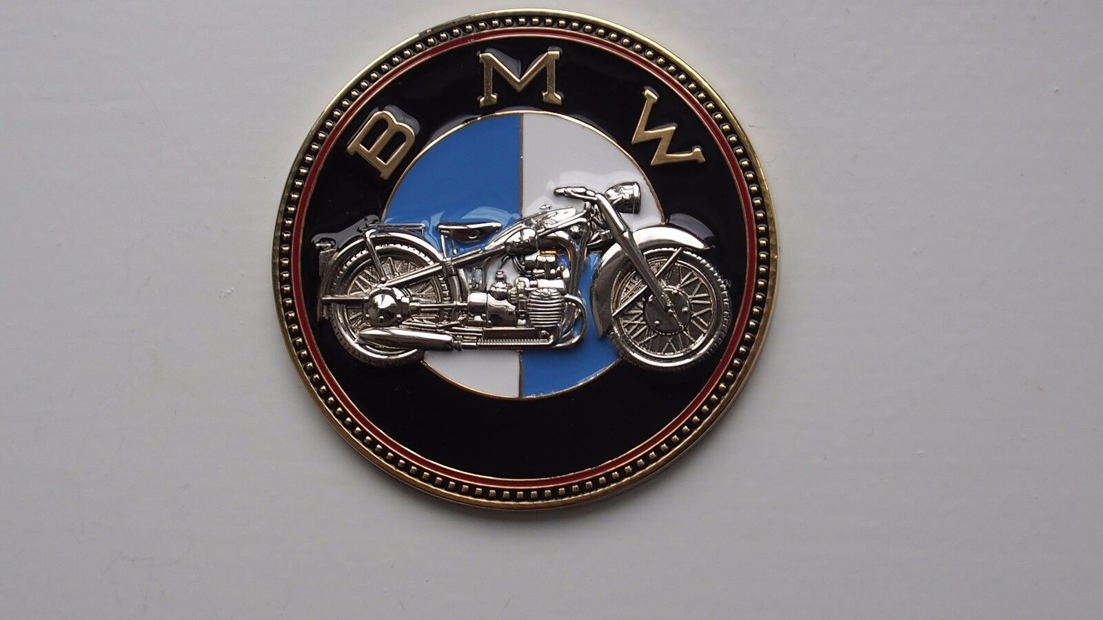 Vintage BMW motorcycle bike emblem badge - BMW motorrad old timer Plakette
