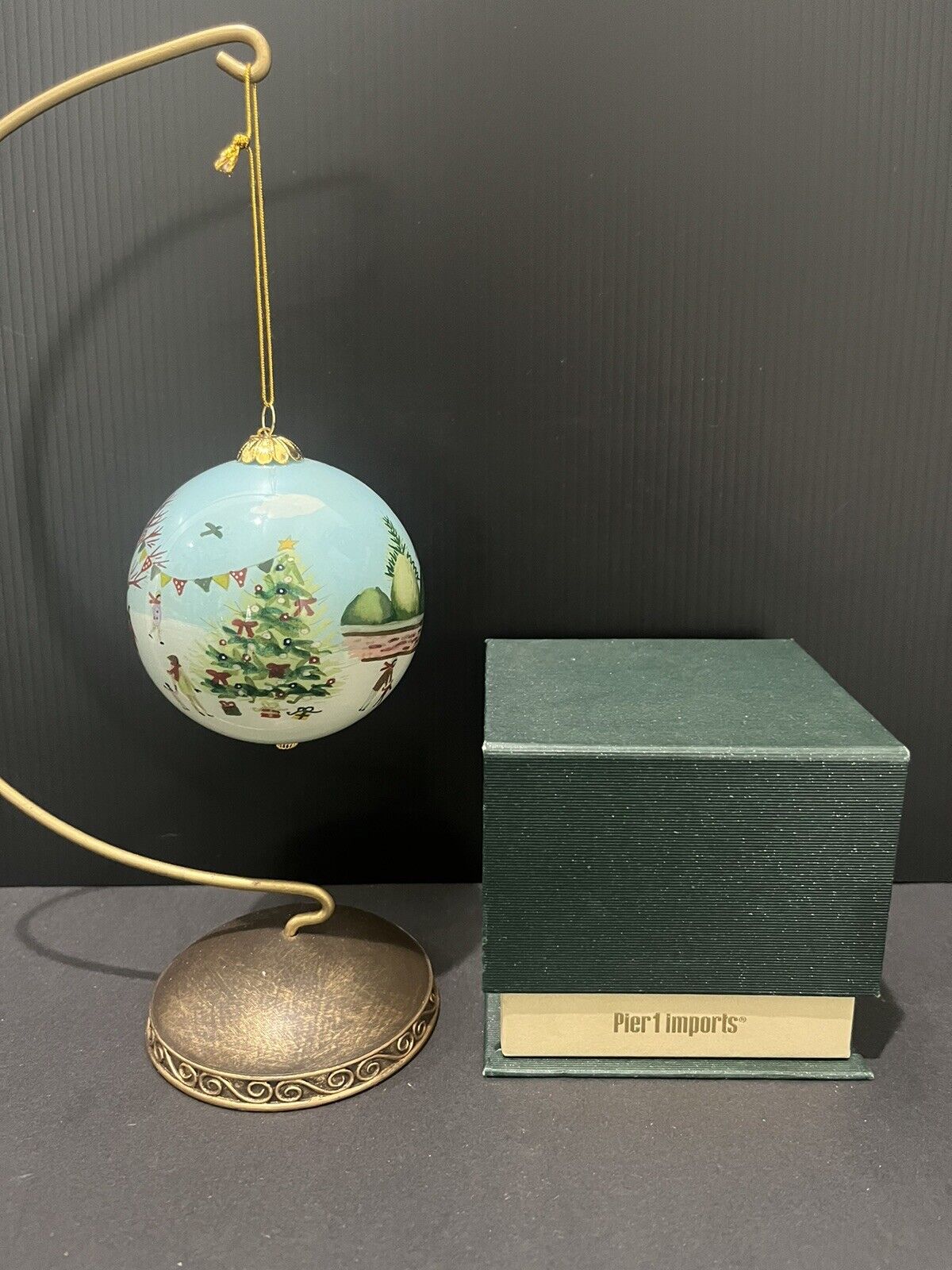 Pier 1 Imports Li Bien 2019 Christmas Art Glass Ornament