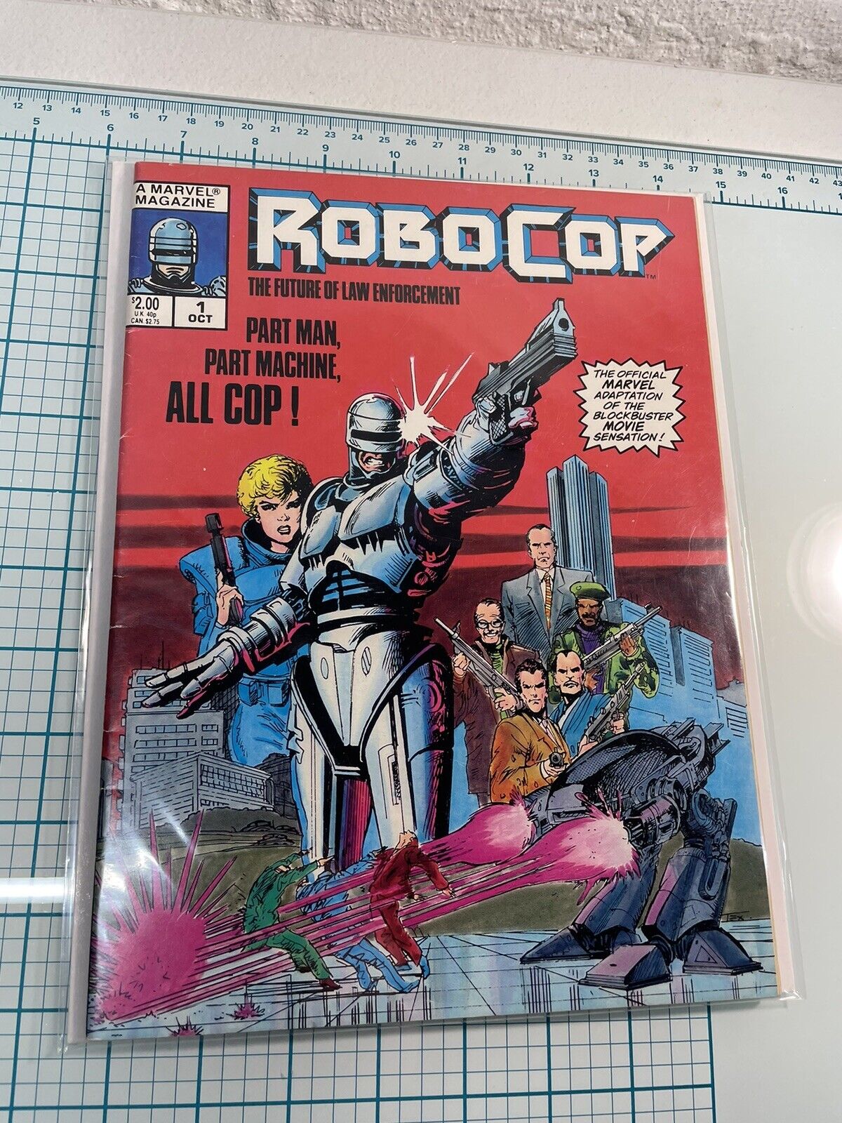 1987 Robocop 1 Marvel Magazine Comics 1st Appearance