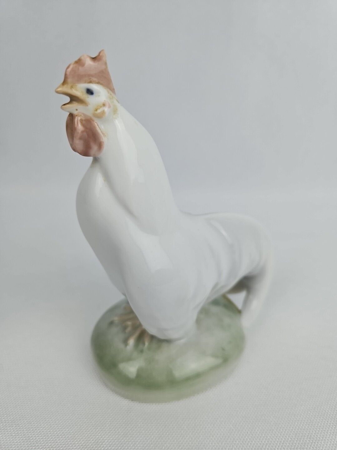 Vintage Royal Copenhagen Figurine Rooster Head Up #1126- Read Broken Comb #1079