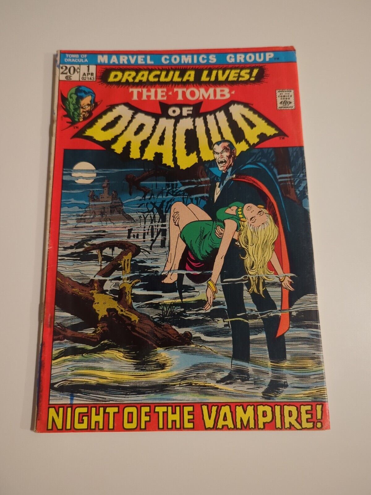 Tomb Of Dracula #1 1972 Key Marvel Comic Book 1st Appearance Of Dracula Nice