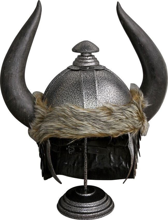 Barbarian Helmet Wearable Heavy 18 Guage Metal Horsehair Trim Prop Costume