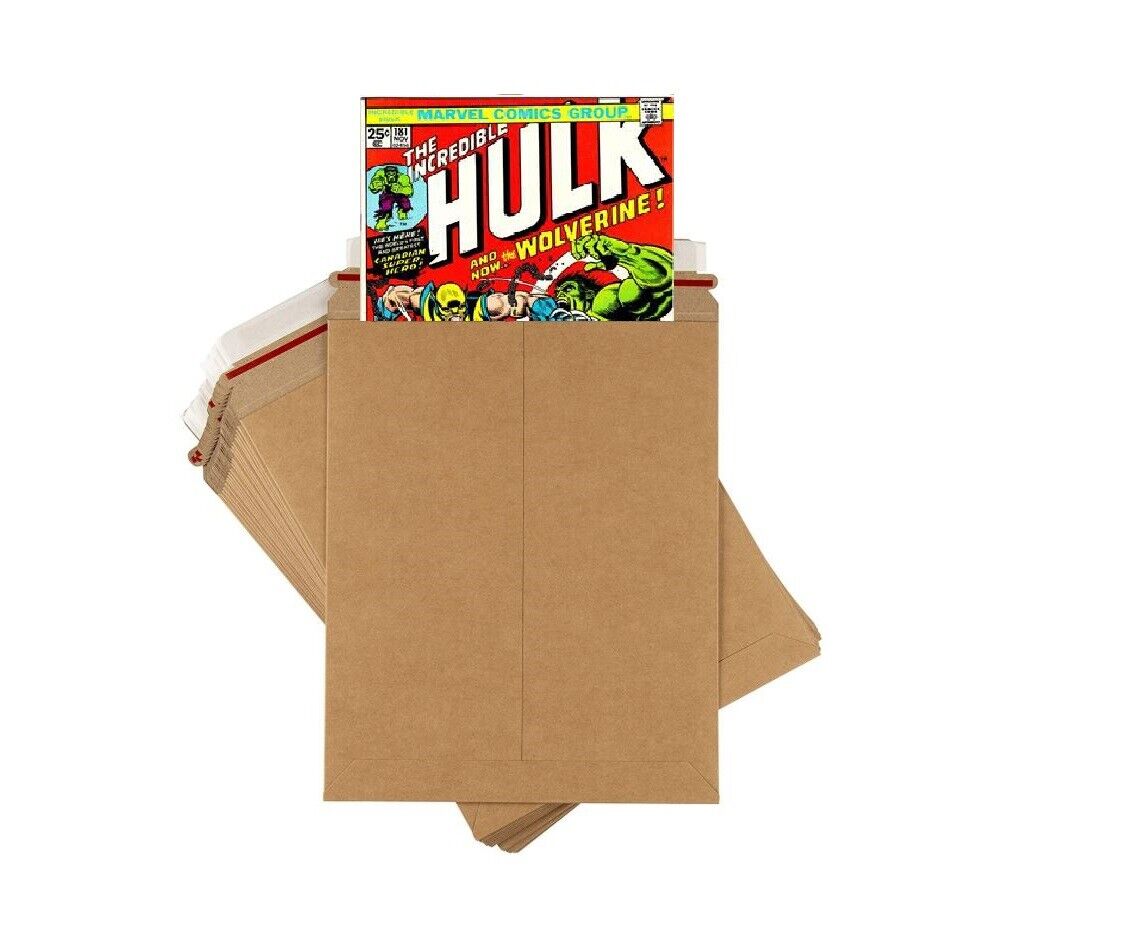Comic Book Shipping Mailer 25 Pack 9x11.5\