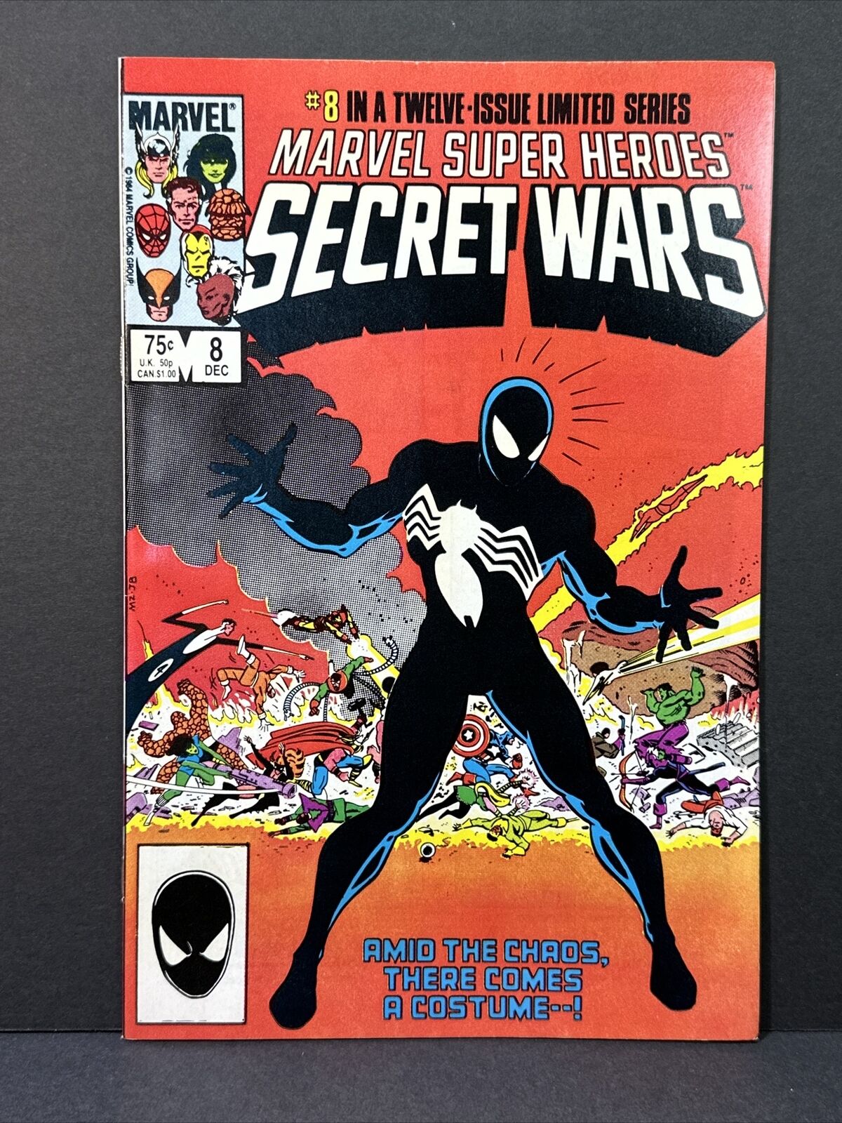 Marvel Super-Heroes Secret Wars #8 1st Spider-Man Black Costume NM 1984