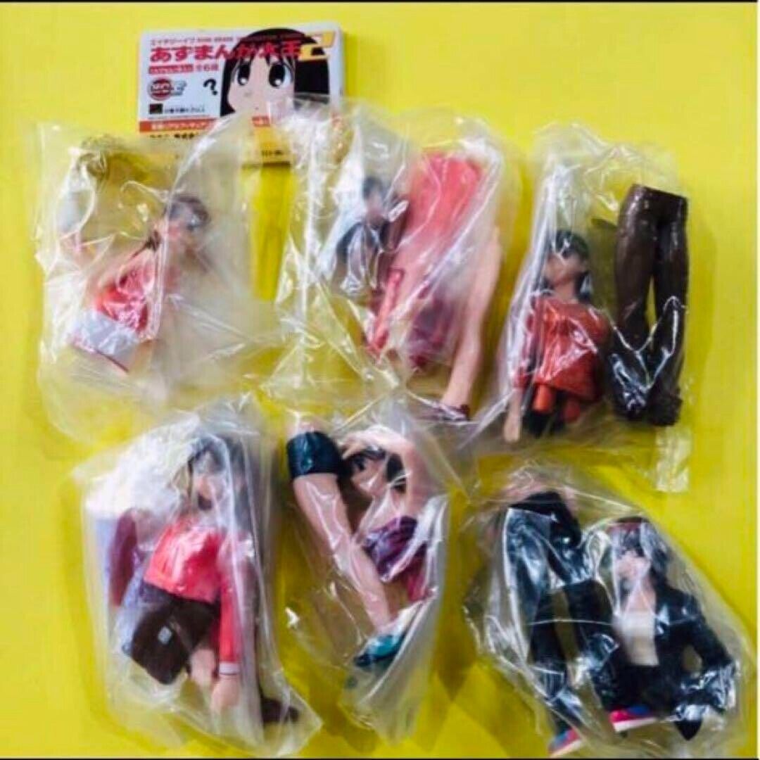 BANDAI Azumanga Daioh 2 Mini Figure All 6 types Complete set 2002 USED From JAPN