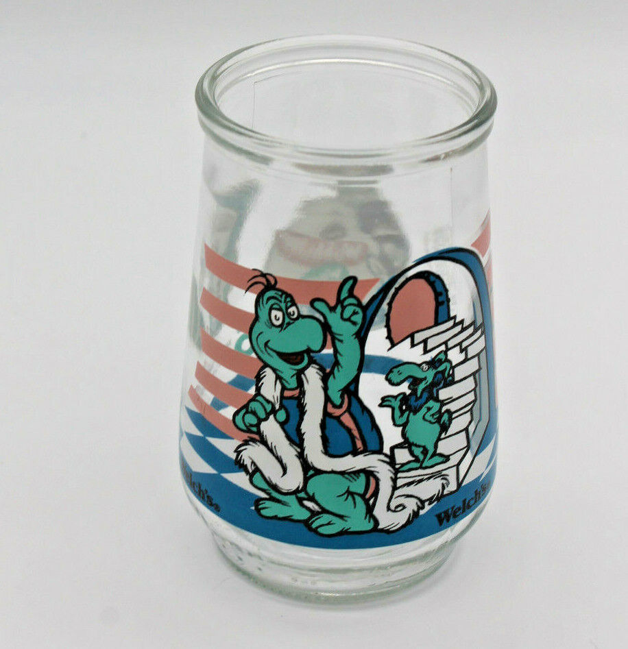 1996 The Wubbulous World of Dr. Seuss Welch\'s Jelly Jar 5 Yertle The Turtle