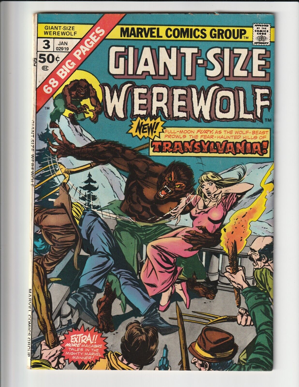 Giant Size Werewolf #3 (1975) FN+ MARVEL COMICS