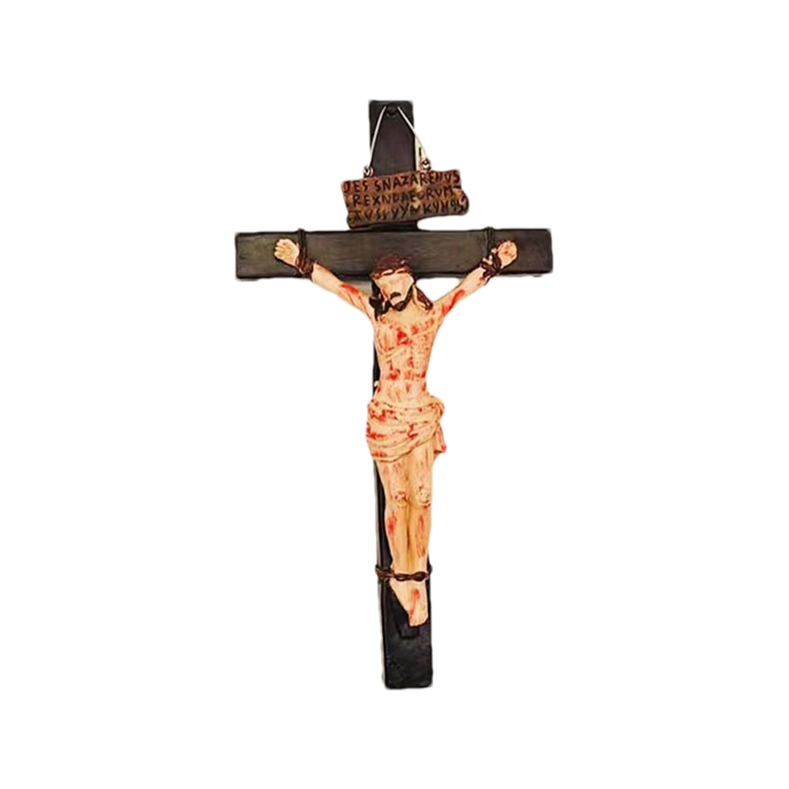 Realistic Crucifix Jesus Christ statue Christ Wound for Meditation Wall Cross