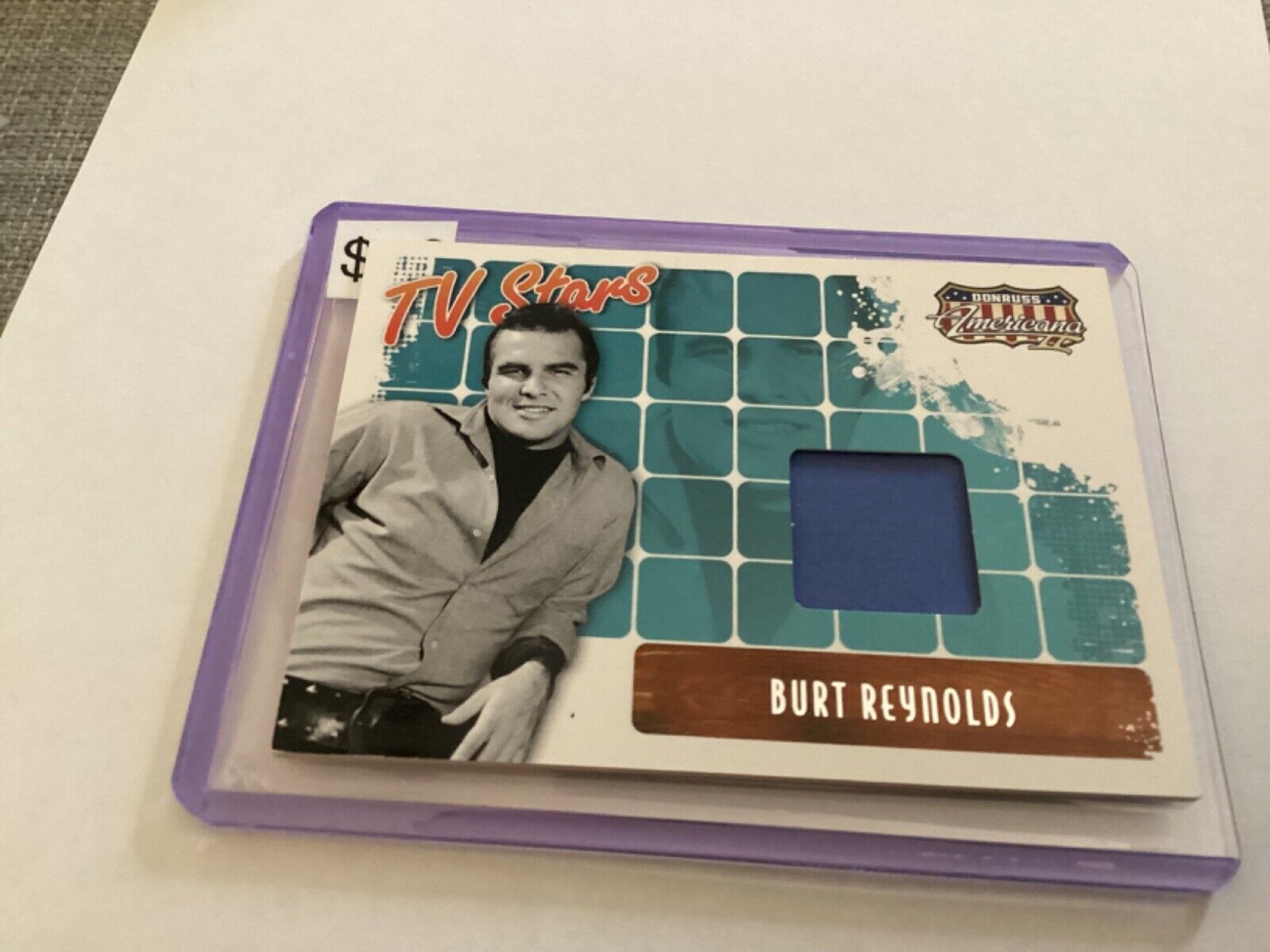 2008 Donruss Americana TV Stars Burt Reynolds Relic Card TS-BR