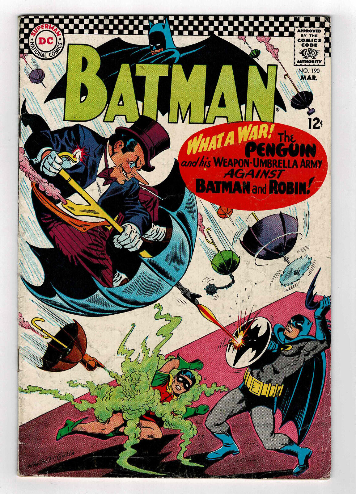 Batman 190   Classic Penguin cover