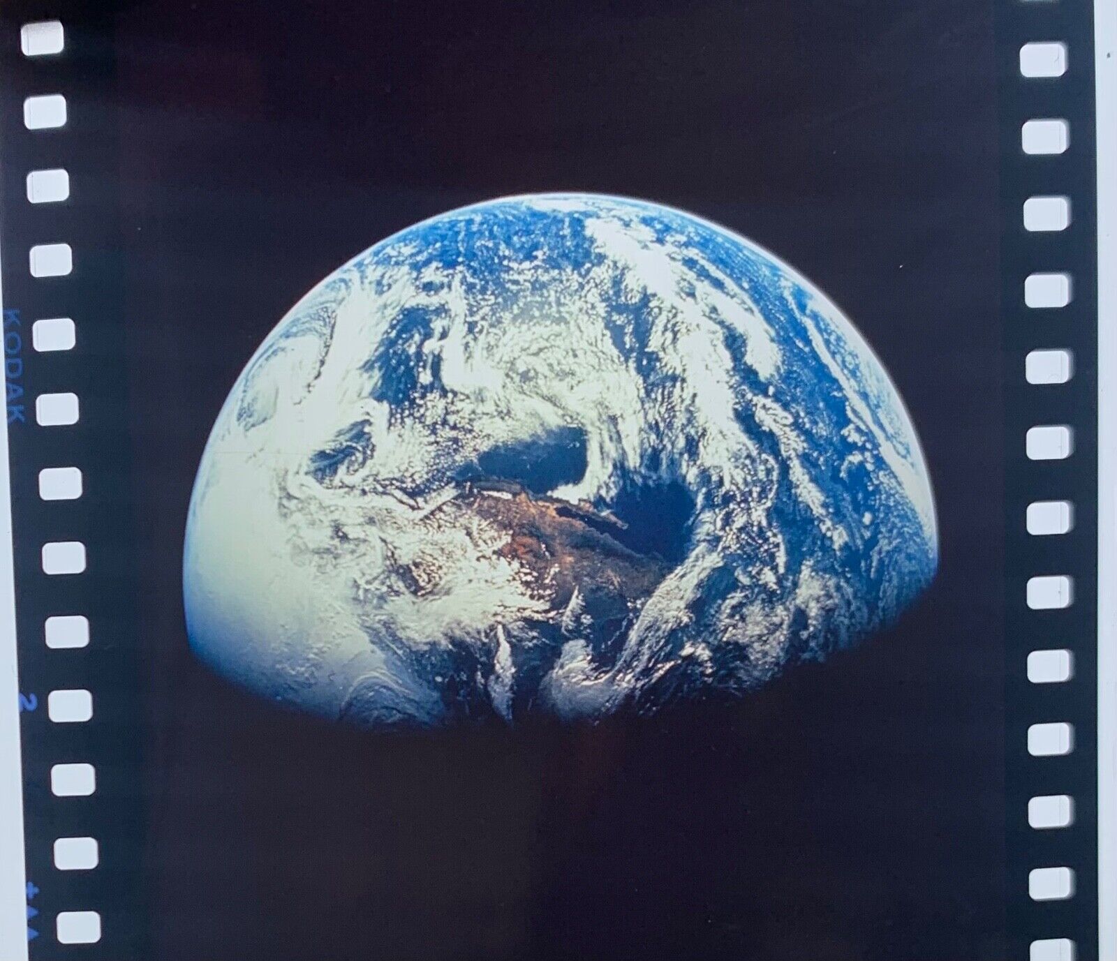 NASA 2x3” Kodak Transparency - Apollo 13 Earth View