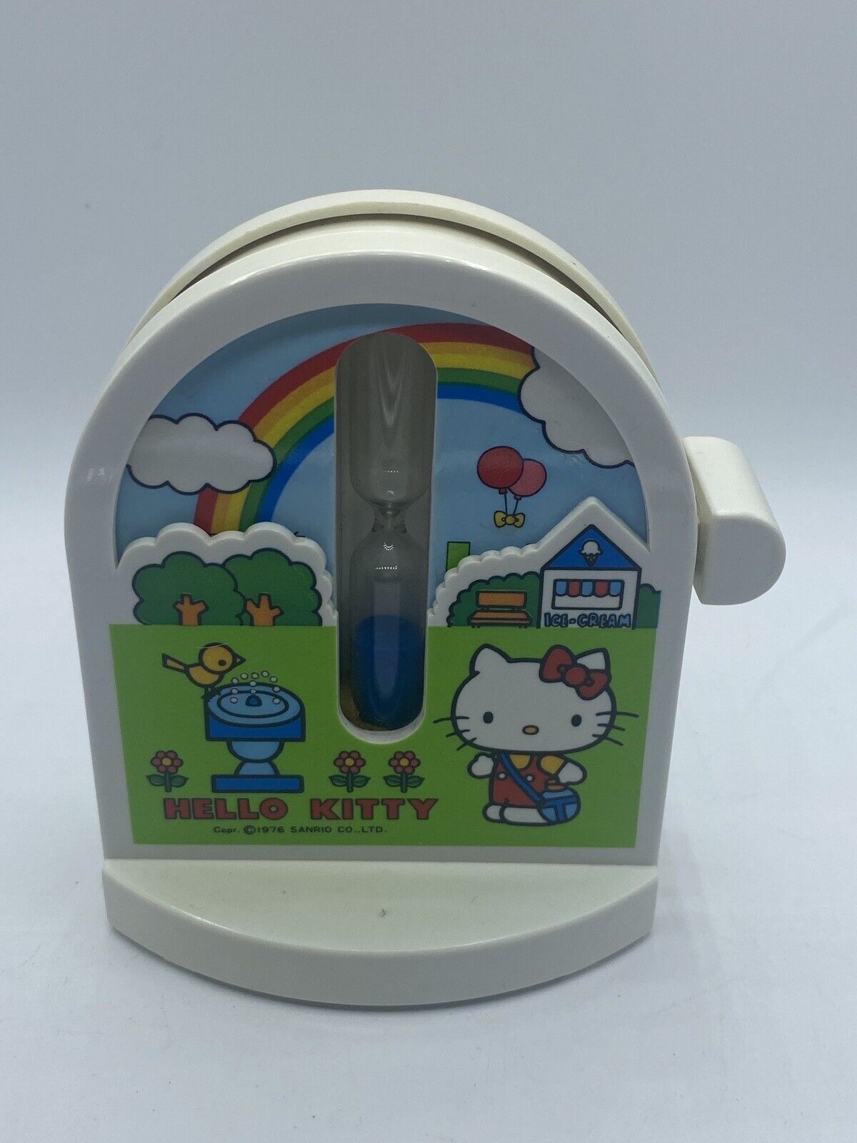 Vintage Sanrio Hello Kitty Hourglass Timer 1976 Collectible Made In Japan