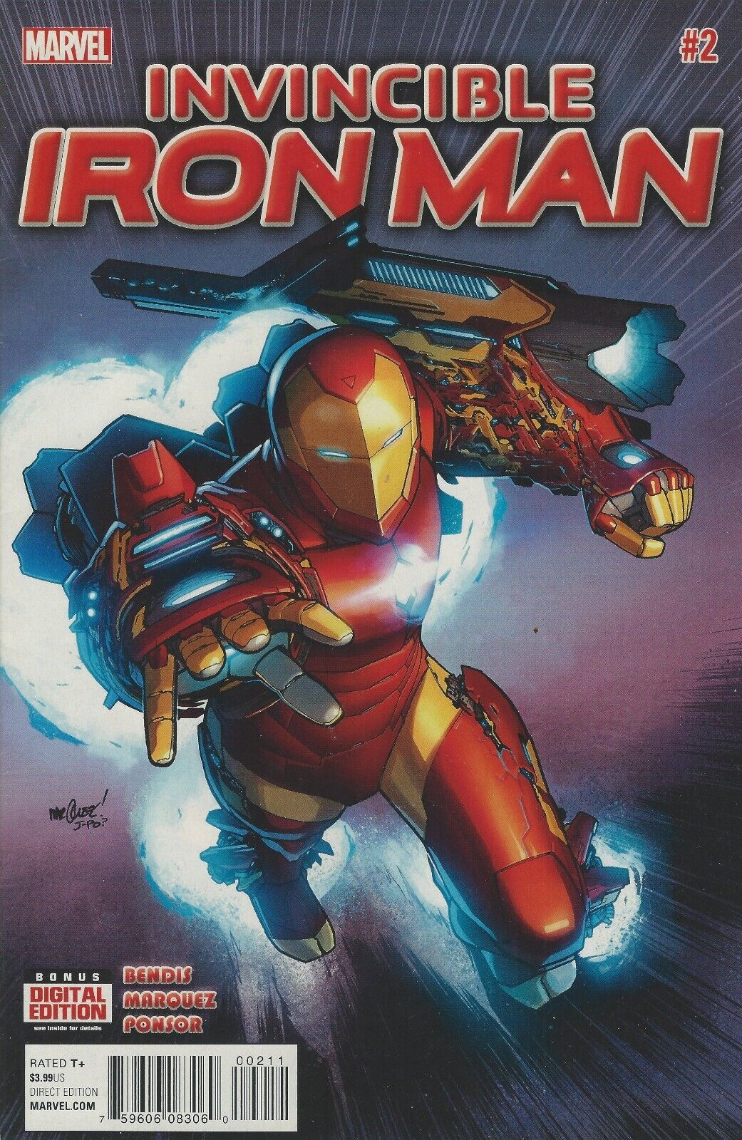 Invincible Iron Man #2 2015 Marvel NM