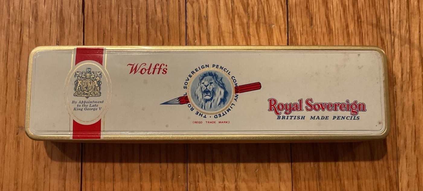 Wolff’s Royal Sovereign British Made Pencils and Case