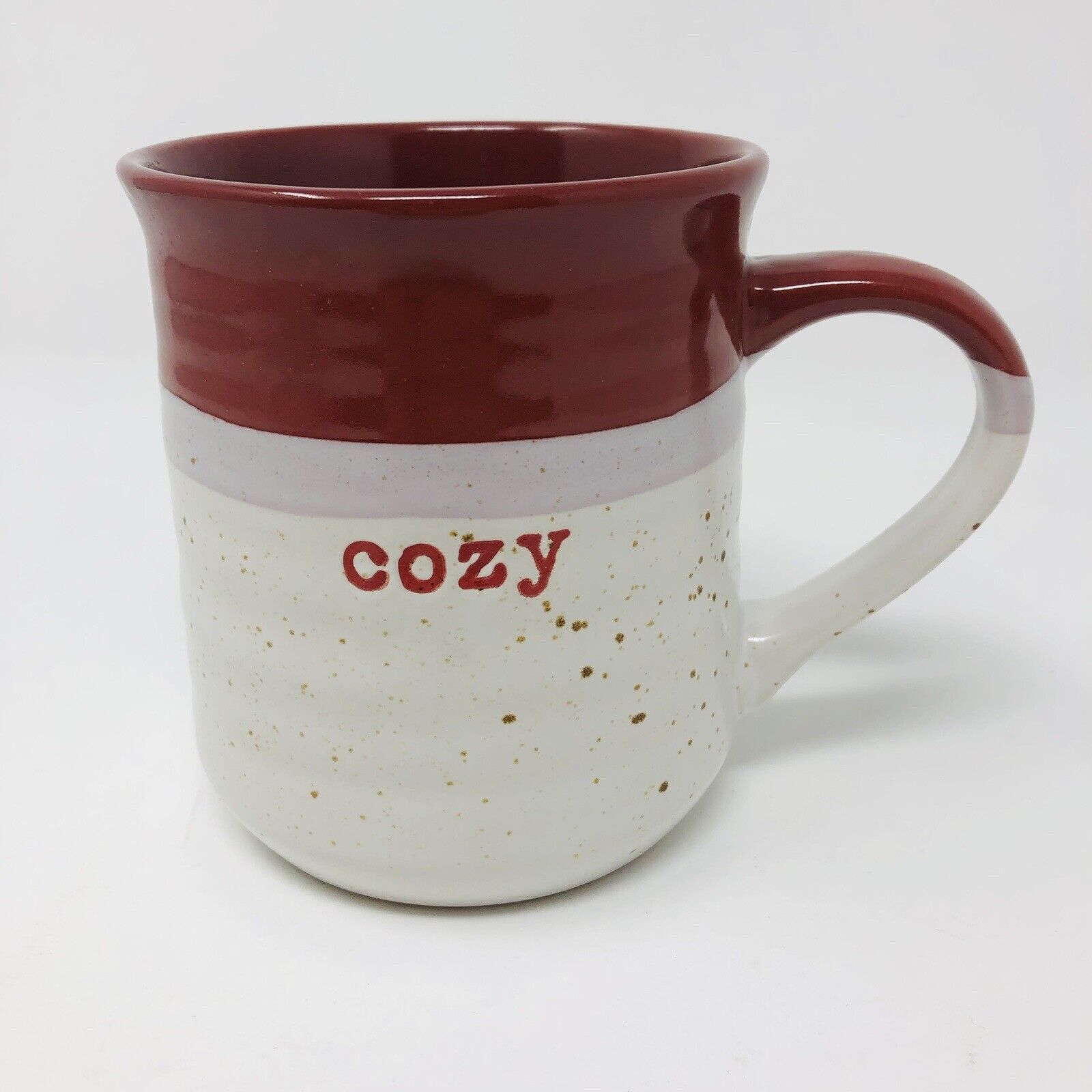 COZY COFFEE MUG from Sheffield Home  Beige Speckled  Large 18 oz