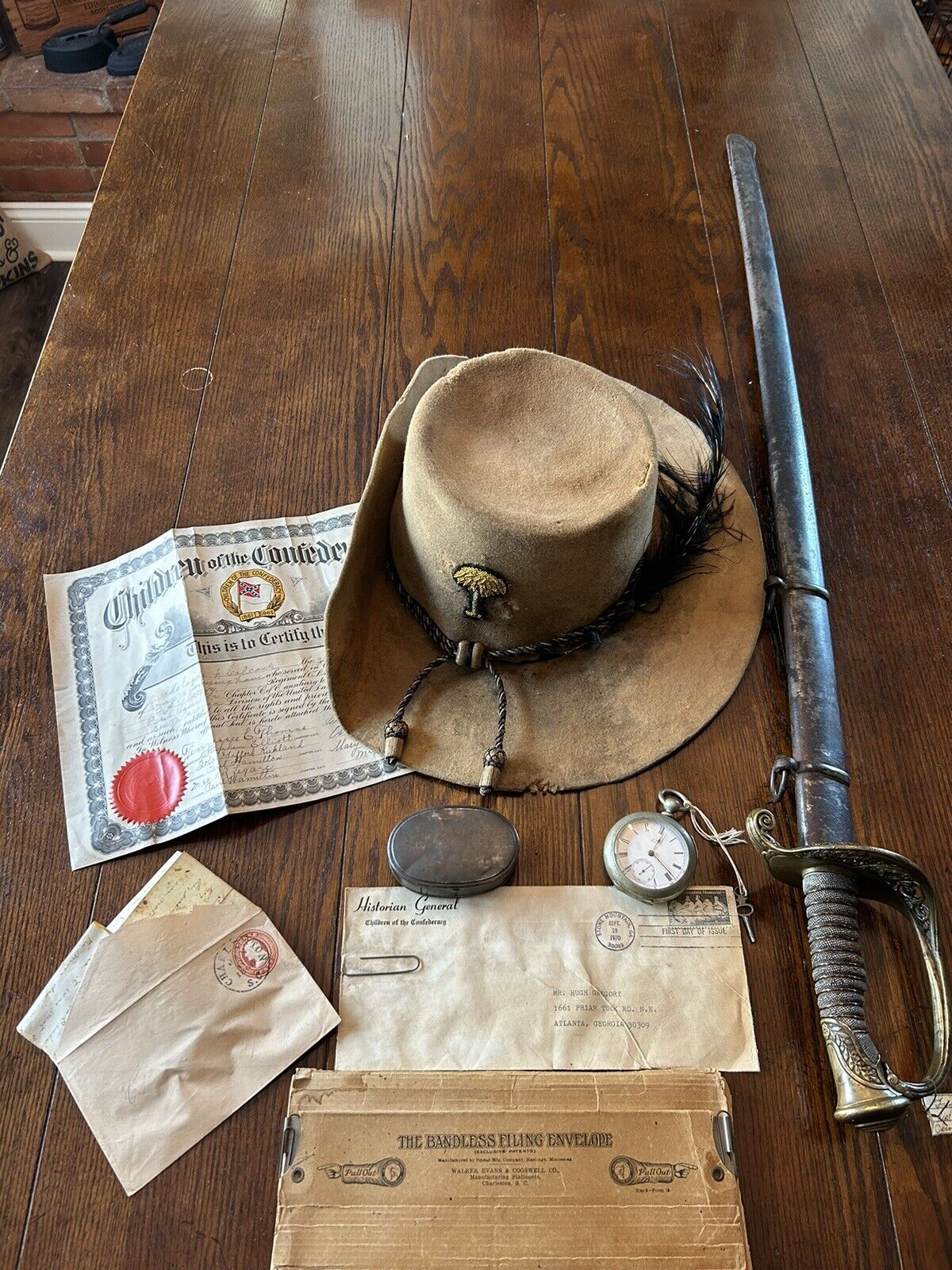 Civil War Hat, Confederate Hat , CSA Hat , Original