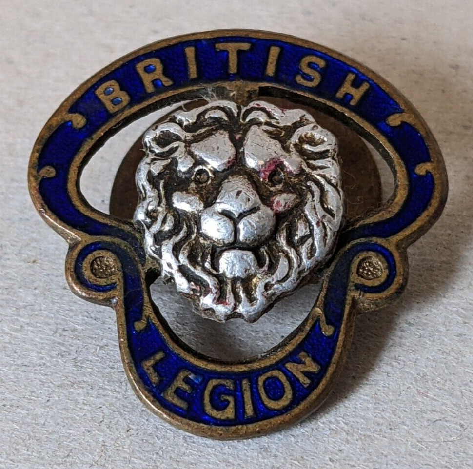 The Royal British Legion Vintage Enamel Lapel Badge Numbered 745273