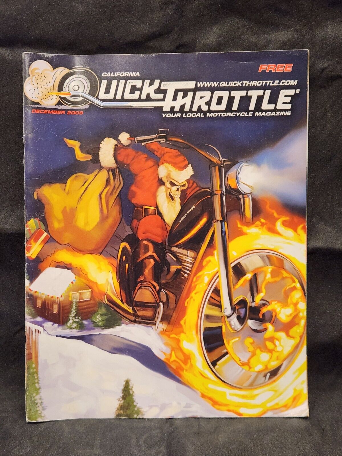 Quick Throttle Bikes Harley Davidson Motorcycle Chopper Magazine December 2009