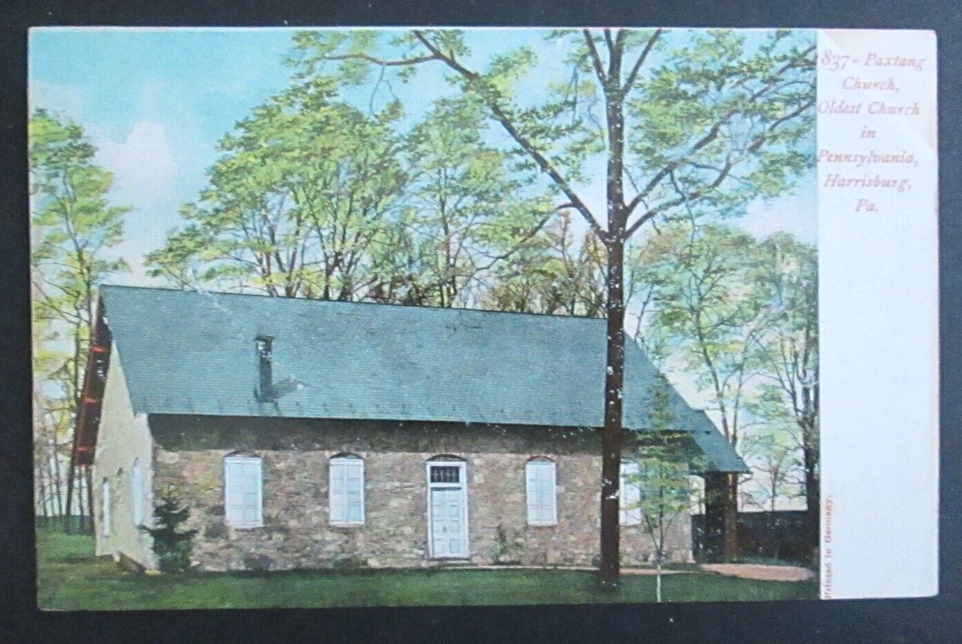Paxtang Church Oldest Church in Pennsylvania Harrisburg PA Unposted UDB Postcard