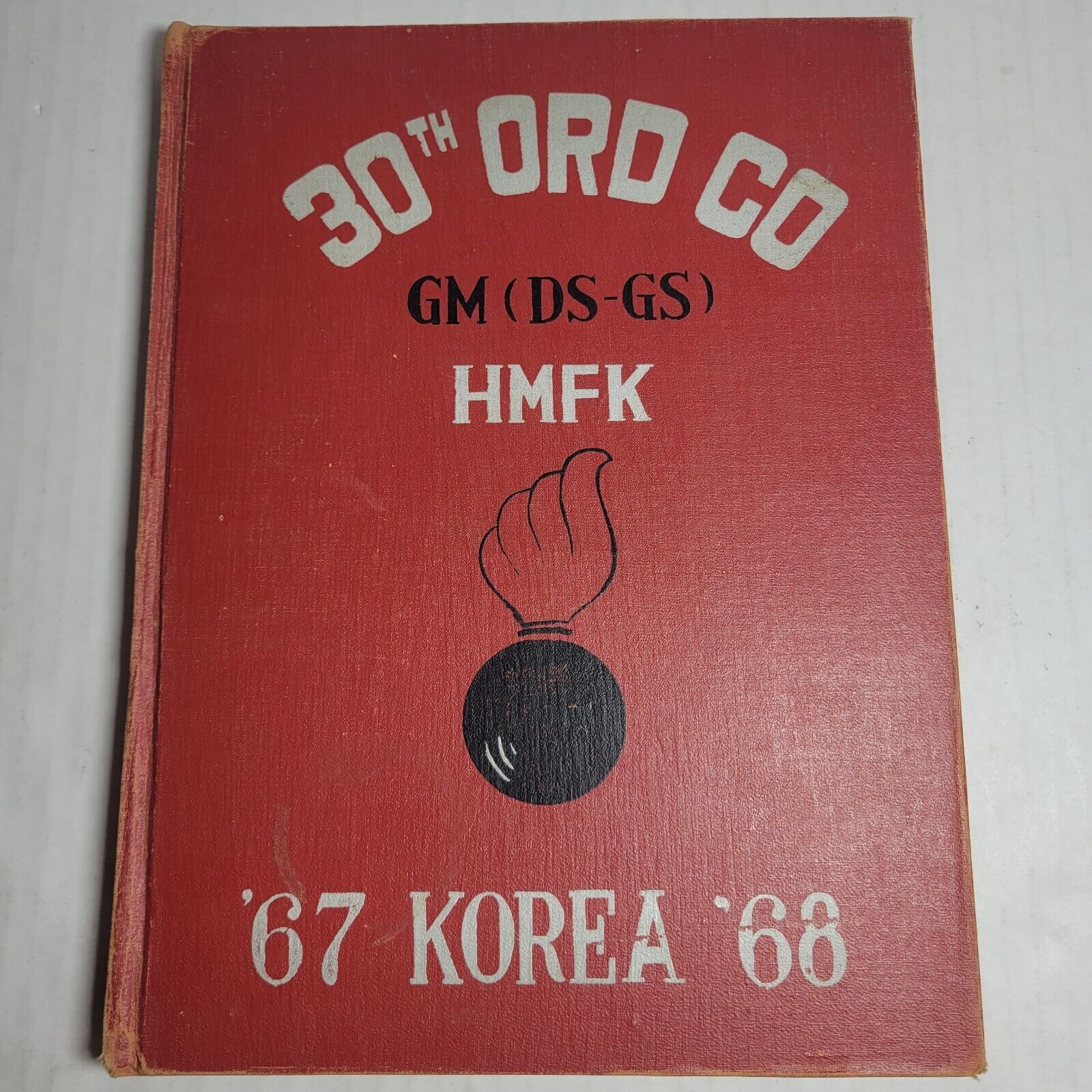 1967-1968 30th Ordnance Company GM (DS-GS) Yearbook Vietnam War