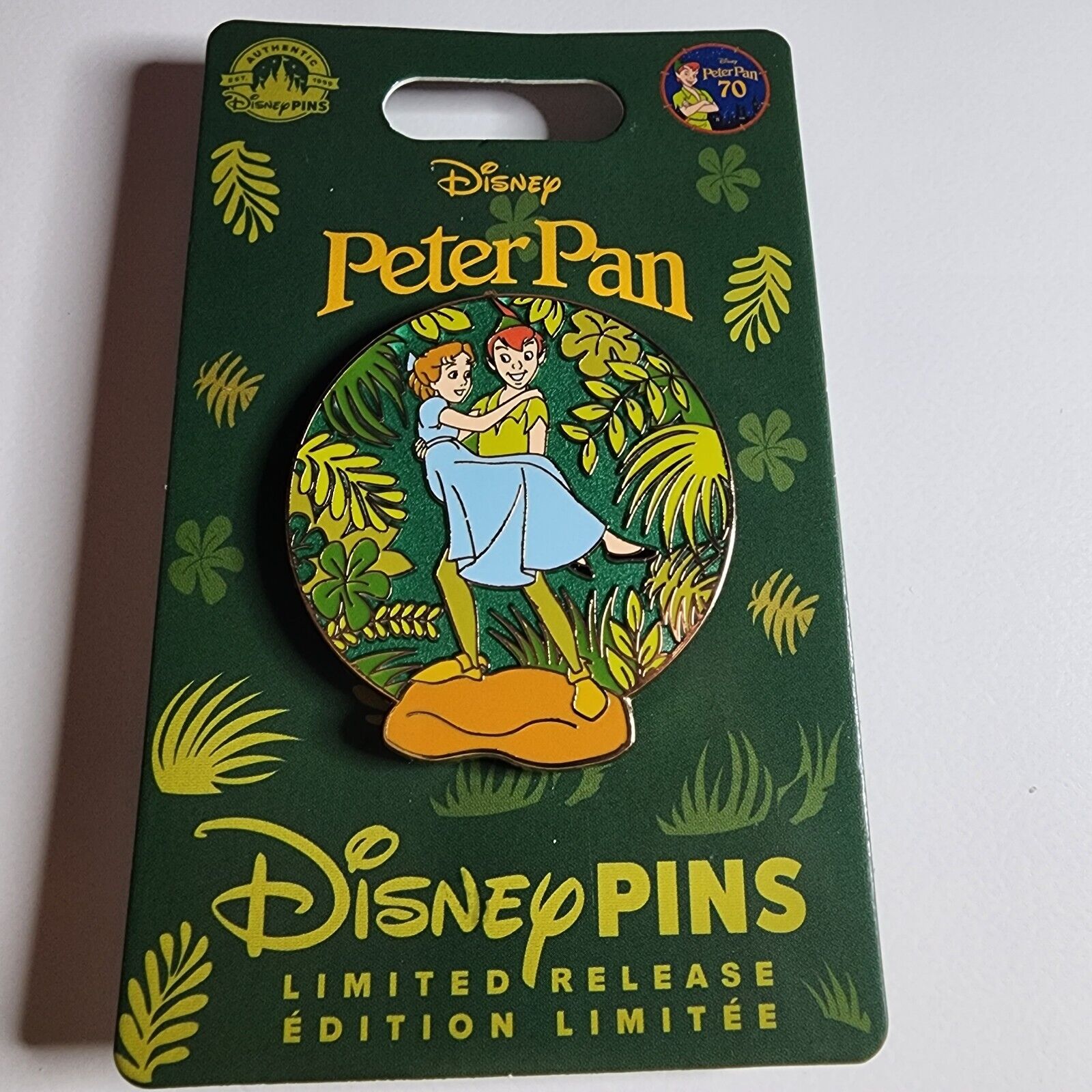 Disney 2023 Peter Pan 70th Anniversary Peter And Wendy Limited Release Pin New
