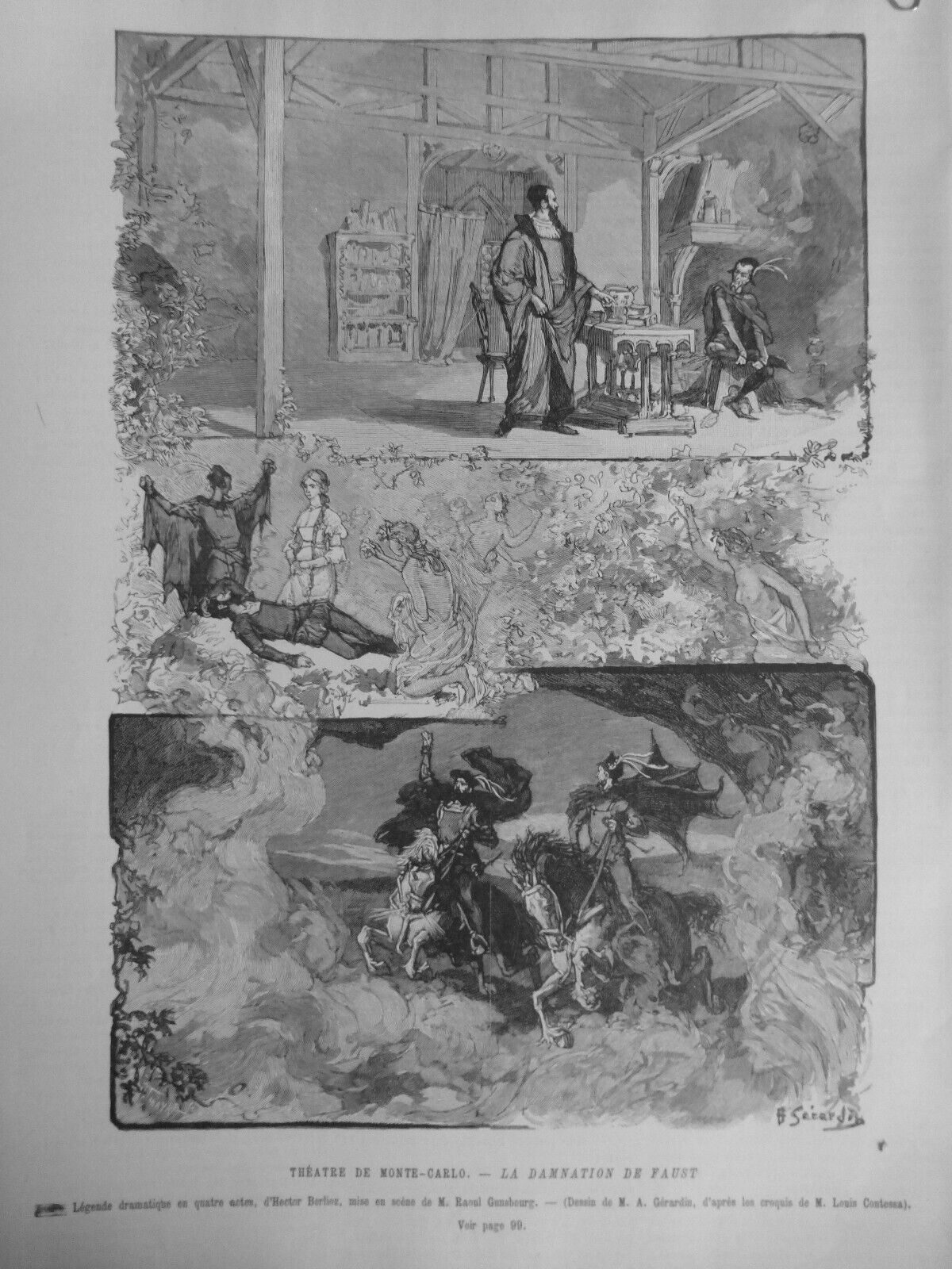 1886 BERLIOZ HECTOR 5 ANTIQUE NEWSPAPERS