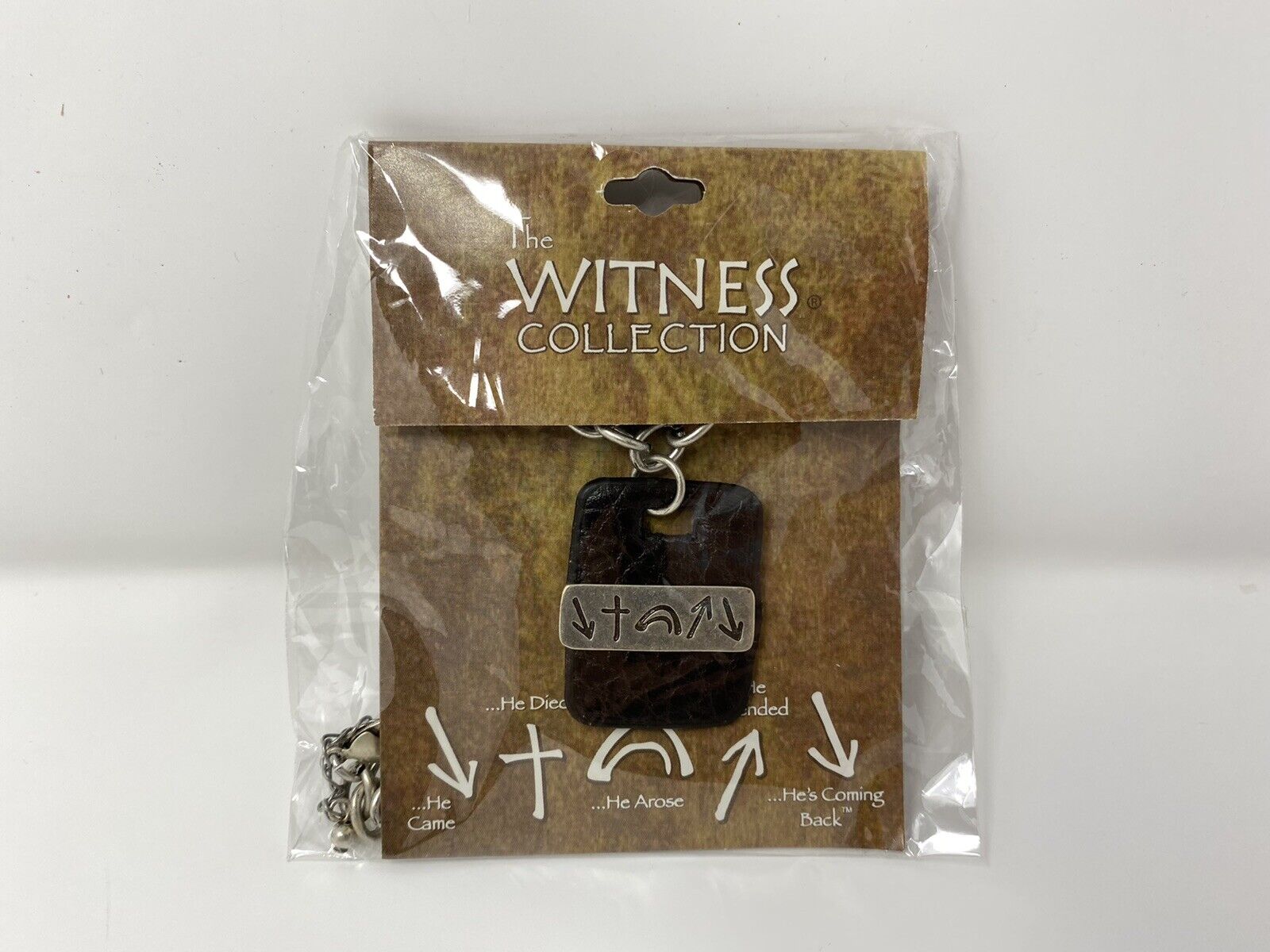 NEW God Necklace Nickel Finish Enamel The Witness Collection Gifts Of Faith