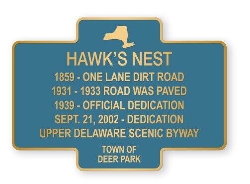 Hawk\'s Nest NY Souvenir Pin, Lapel, Motorcycle 1.5\