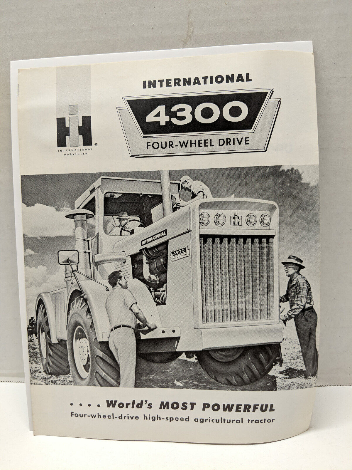 Vintage International Harvester 4300 Four-Wheel Drive Tractor Brochure