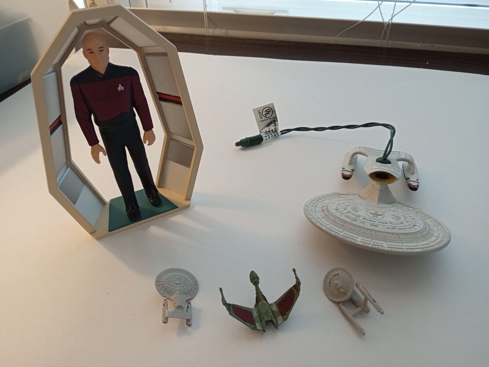 Lot of 3 Hallmark Star Trek Next Generation and Ships of Star Trek Ornaments