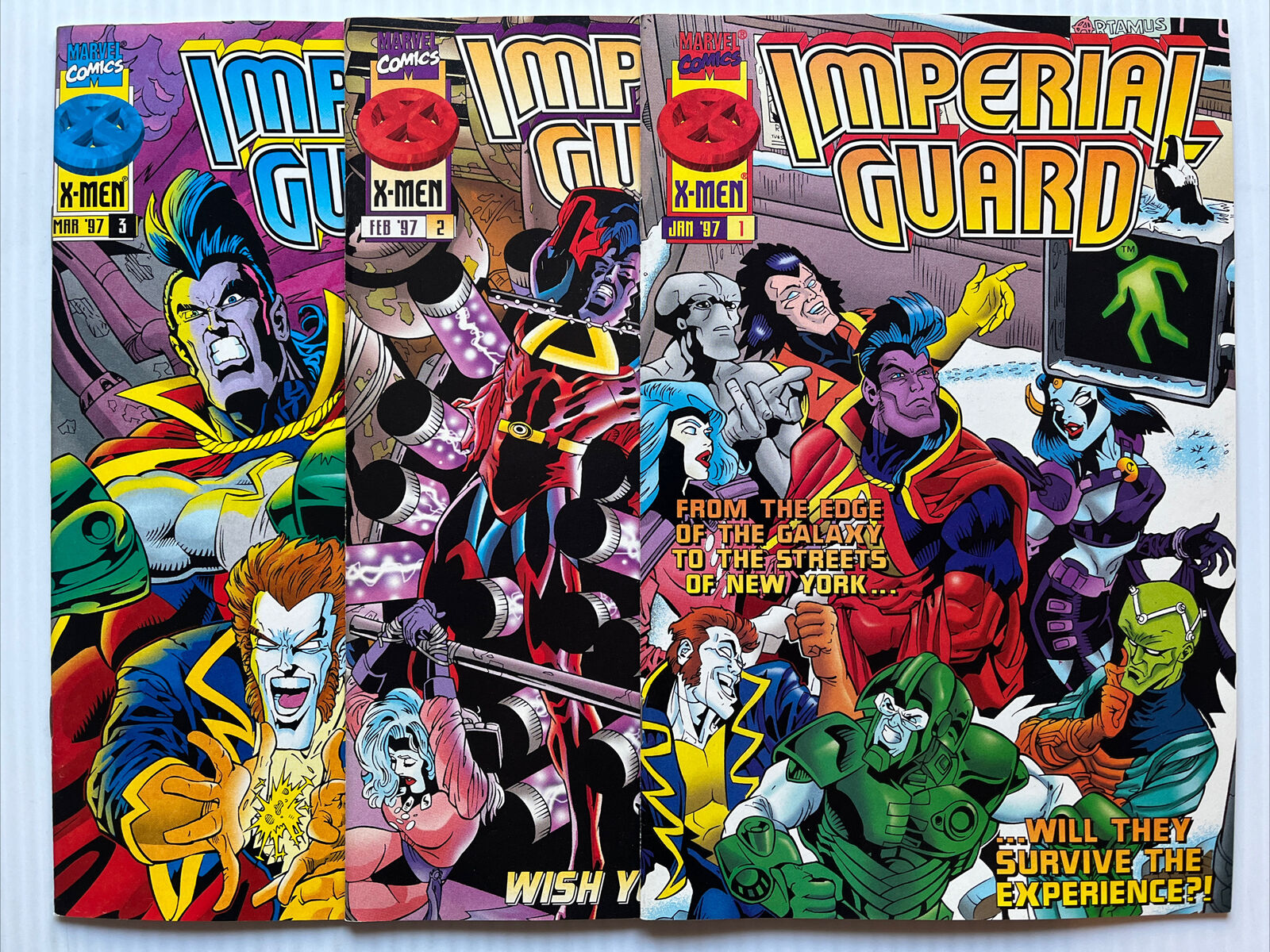 IMPERIAL GUARD #1-3 Complete Set, Marvel (1997) 1st Ptg
