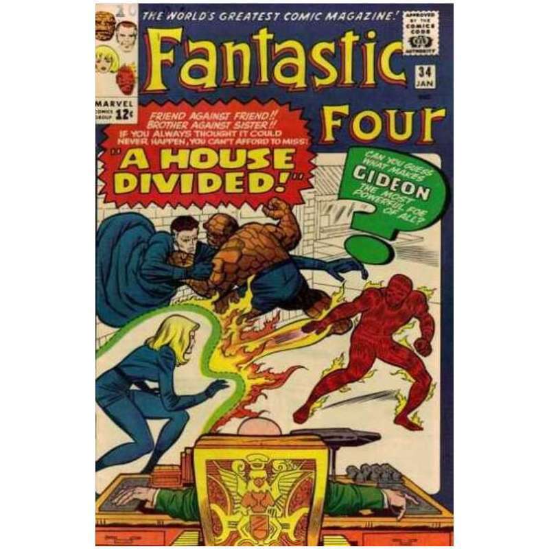 Fantastic Four (1961 series) #34 in Very Good + condition. Marvel comics [f~
