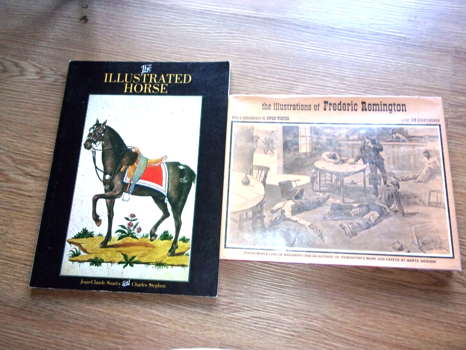FREDERIC REMINGTON JACKSON ILLUSTRATED HORSE SUARES STEPHEN HORSE BOOK LOT