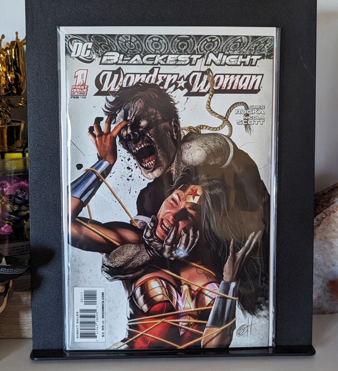 Blackest Night: Wonder Woman #1 (2010) Greg Horn Cover DC Comics