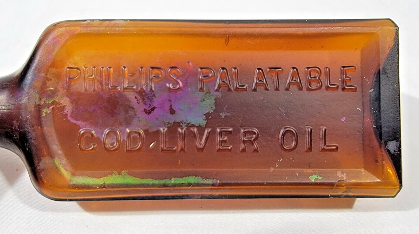 Antique Phillips Palatable Cod Liver Oil